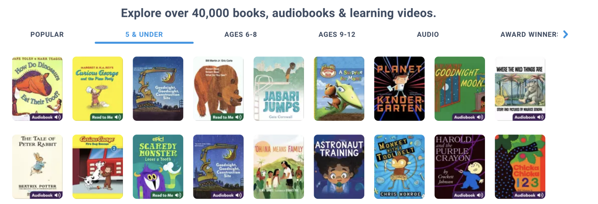 Epic Books For Kids Online Book Resource Fun with Mama